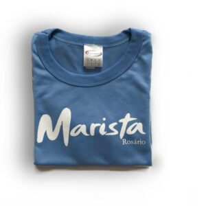 Camiseta M/Curta Azul Claro